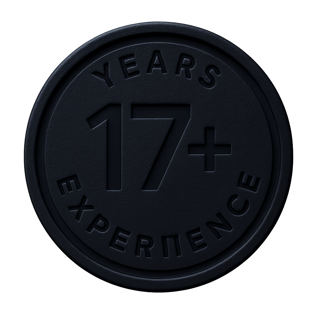 17+ Years Experience